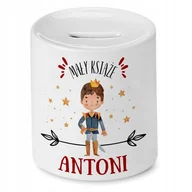 Skarbonki - Dla Antoniego Skarbonka na Urodziny na Prezent z Nadrukiem ze Zdjęciem + Opakowanie na prezent (wzór 02) - miniaturka - grafika 1