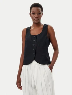 Gap Kamizelka 714973-00 Czarny Slim Fit - Kamizelki damskie - miniaturka - grafika 1