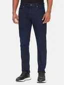 Spodnie męskie - BOSS Jeansy H-Delaware 50523239 Granatowy Slim Fit - miniaturka - grafika 1