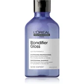 Szampony do włosów - Loreal Blondifier Gloss Szampon nabłyszczający do włosów blond 300 ml - miniaturka - grafika 1