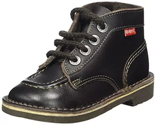 Kickers Unisex dziecięce kozaki Bonzip, brązowy - Braun Marron Fonce Perm 92-39 eu - Kozaki damskie - miniaturka - grafika 1