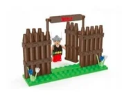 Klocki - PLAYTIVE KLOCKI ASTERIX I OBELIX GALIJSKIE DRZWI BRAMA 103 ELEMENTY - miniaturka - grafika 1