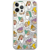 Etui i futerały do telefonów - ERT GROUP etui na telefon Apple Iphone 12 PRO MAX, case oryginalny i oficjalnie licencjonowany przez Disney, wzór Snow White & 7 dwarfs 015, optymalnie dopasowane, z efektem płynnego brokatu - miniaturka - grafika 1