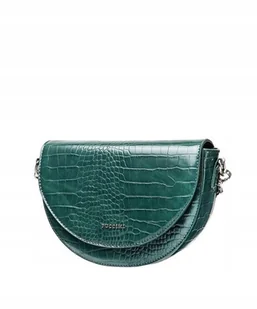 Torebka Damska Listonoszka Na Ramię Półksiężyc PUCCINI Zielona BML033M-5D - Torebki damskie - miniaturka - grafika 1