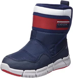 Geox Chłopięce J Flexyper Boy B ABX botki, granatowy czerwony, 35 EU - Botki damskie - miniaturka - grafika 1