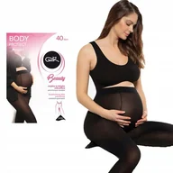 Bielizna ciążowa - ﻿Rajstopy ciążowe microfibre Gatta Body 40 DEN 4 L - miniaturka - grafika 1