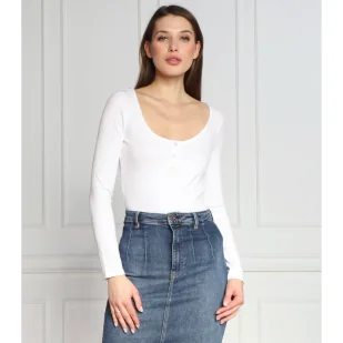 GUESS Bluzka KARLEE JEWEL | Slim Fit - Bluzki damskie - miniaturka - grafika 1