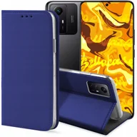 Etui i futerały do telefonów - ETUI Z KLAPKĄ DO XIAOMI REDMI NOTE 12S GRANATOWE ZAMYKANE MAGNETYCZNE CASE - miniaturka - grafika 1