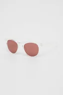 Okulary przeciwsłoneczne - Nike okulary przeciwsłoneczne damskie kolor biały - miniaturka - grafika 1