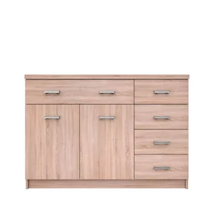 Komoda 2D5S Top Mix Dąb Sonoma Mebel Bos Dąb Sonoma - Komody - miniaturka - grafika 1