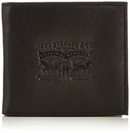 Moda i Uroda OUTLET - Levi's Clairview Bifold 222539-4 męski portfel na monety, 2 x 10 x 11 cm (szer. x wys. x głęb.), czarny - Schwarz 59 - jeden rozmiar - miniaturka - grafika 1