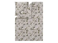 Pościel - LIVARNO® Pościel z mikrowłókna satynowego, 140 x 200 cm (Kwiaty/beżowy) - miniaturka - grafika 1