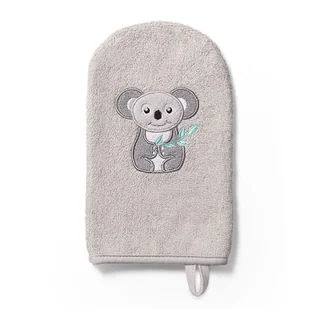 Babyono Bambusowa Myjka Kąpielowa Z Bambusa Organicznego Szara - Inne akcesoria do pielęgnacji dzieci - miniaturka - grafika 1