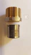 Łączniki, trójniki, kształtki - Onnline Złączka zaprasowywana GZ 40mm x 1 1/4" - miniaturka - grafika 1