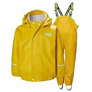 Kurtki damskie - Helly Hansen Helly-Hansen Zestaw przeciwdeszczowy dla dzieci Moss Pu żółty żółty 6 40384_344-6-344-Size 6 - grafika 1