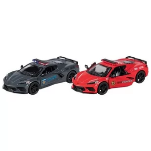 Goki Corvette (2021) samochodzik metalowy policyjny/strażacki - Samochody i pojazdy dla dzieci - miniaturka - grafika 1