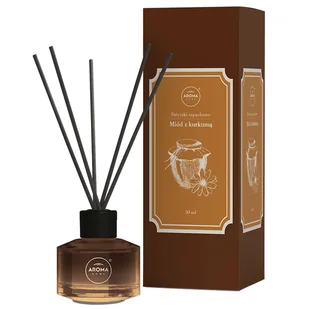 Aroma Home Domowy Zielnik Patyczki zapachowe Miód i Kurkuma 100 ml - Zapachy do domu - miniaturka - grafika 1
