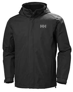 Kurtki męskie - Helly Hansen mężczyzn dublińskiej Jacket kurtka przeciwdeszczowa, czarny, XXXXXL 62643 - grafika 1