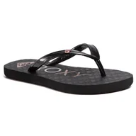 Klapki i japonki damskie - Roxy Japonki ARGL100286 Blk - miniaturka - grafika 1