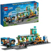 Klocki - LEGO City Dworzec kolejowy 60335 - miniaturka - grafika 1