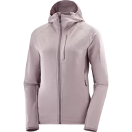 Bluzy sportowe damskie - BLUZA SALOMON ESSENTIAL LIGHTWARM HZ W C22240 - miniaturka - grafika 1
