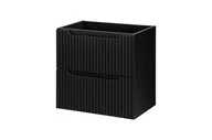 Szafki łazienkowe - Szafka łazienkowa pod umywalkę Comad Nova 60 cm czarny mat 82-60-2S - miniaturka - grafika 1