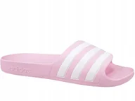 Klapki i japonki damskie - Adidas Adilette Aqua Shower FY8072 Damskie Klapki Plażowe Basenowe Różowe - miniaturka - grafika 1