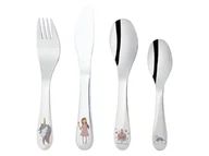 Zestawy sztućców - LIVARNO home Sztućce dla dzieci z postaciami z bajek, 4 sztuki (Jednorożec) - miniaturka - grafika 1