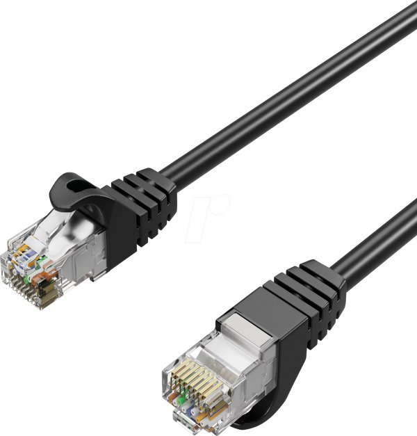 Shiverpeaks Patchcord, Cat 7, S/FTP, PUR, czarny, 5m FL31-39055