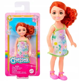 Barbie Klub Chelsea Mała Lalka Rude Włosy Laleczka Sukienka W Kwiaty 13 Cm - Lalki dla dziewczynek - miniaturka - grafika 1