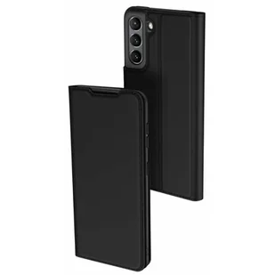 Dux Ducis ETUI Z KLAPKĄ Dux Ducis SKINPRO BLACK DO GALAXY S21 FE 3714 - Etui i futerały do telefonów - miniaturka - grafika 1