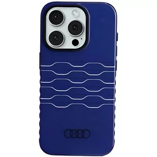 Audi IML MagSafe Case iPhone 15 Pro 6.1" niebieski/navy blue hardcase AU-IMLMIP15P-A6/D3-BE - Etui i futerały do telefonów - miniaturka - grafika 1