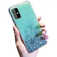 Etui i futerały do telefonów - Etui IPHONE 13 PRO Brokat Cekiny Glue Glitter Case miętowe - miniaturka - grafika 1