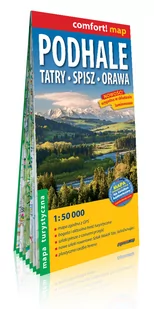 Podhale. Tatry, Spisz, Orawa. Mapa turystyczna 1:50 000 - Atlasy i mapy - miniaturka - grafika 2