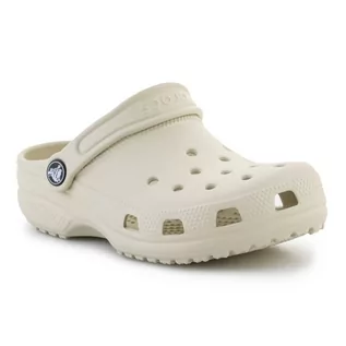 Buty dla dziewczynek - Chodaki Crocs Classic Clog K Jr 206991-2Y2 beżowy - grafika 1