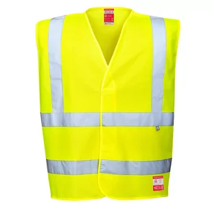 Kamizelka ostrzegawcza trudnopalna 2XL-3XL - Odzież robocza - miniaturka - grafika 1