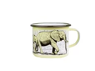 Kuchnia turystyczne i akcesoria - The Big 5 of Africa Kubek emaliowany Elephant zielony groszek 5907622661334 - miniaturka - grafika 1