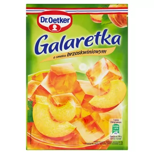 Dr Oetker Galaretka o smaku brzoskwiniowym 77 g - Budyń - miniaturka - grafika 1