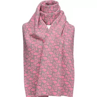 Apaszki i szaliki damskie - Pinko Damski Friularo 1 Jacquard Mo szalik, Ni1_różowy/szary, rozmiar uniwersalny - miniaturka - grafika 1