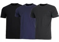 Koszulki męskie - 3x HI-TEC KOSZULKA BAWEŁNIANA T-SHIRT PLAIN TRÓJPAK R. XXL - miniaturka - grafika 1