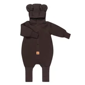 Kombinezony dla dzieci - Kombinezon Uszaty Czekolada Zzz for Kids by Zezuzulla rozmiar 110 - miniaturka - grafika 1