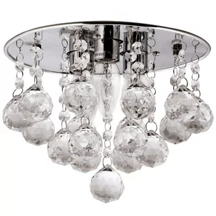 VEN LAMPA sufitowa VEN P-E 1437/3-25 kryształowa OPRAWA glamour plafon crystal przezroczysta __code-38559 - Lampy ogrodowe - miniaturka - grafika 1