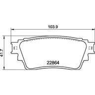Klocki hamulcowe - Klocki hamulcowe - komplet BREMBO P 54 063 - miniaturka - grafika 1