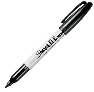 Sharpie TEC Certyfikat Marker permanentny Czarny - Markery permanentne - miniaturka - grafika 1
