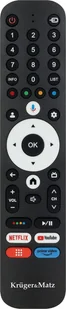 Pilot do TV Kruger&Matz Google TV z przyciskami numerycznymi - Piloty - miniaturka - grafika 1