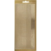 Podobrazia, bloki, papiery - Creativ Naklejki, złote, jeden rozmiar - miniaturka - grafika 1