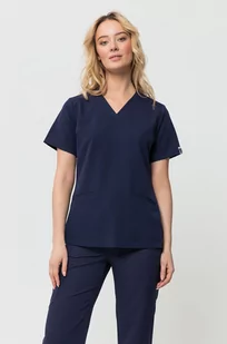 Bluza Medyczna Emily Granatowa Rozmiar: XS - Odzież medyczna - miniaturka - grafika 1
