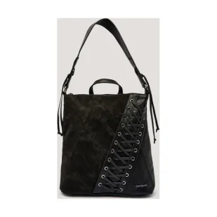 Desigual Plecak BLACK PATCH TANGO PRETORIA MINI - Torebki damskie - miniaturka - grafika 1