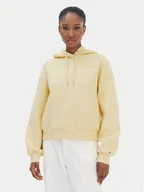 Bluzy damskie - Tommy Hilfiger Bluza Corp Logo WW0WW47832 Żółty Regular Fit - miniaturka - grafika 1