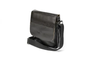 Sportowa saszetka ORLOVSKY S04 ciemnobrązowy - Torby męskie - miniaturka - grafika 1